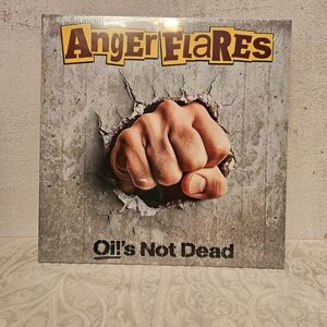 Anger Flares – Oi Is Not Dead! Vinyl Record New Sealed Punk Oi Music LP